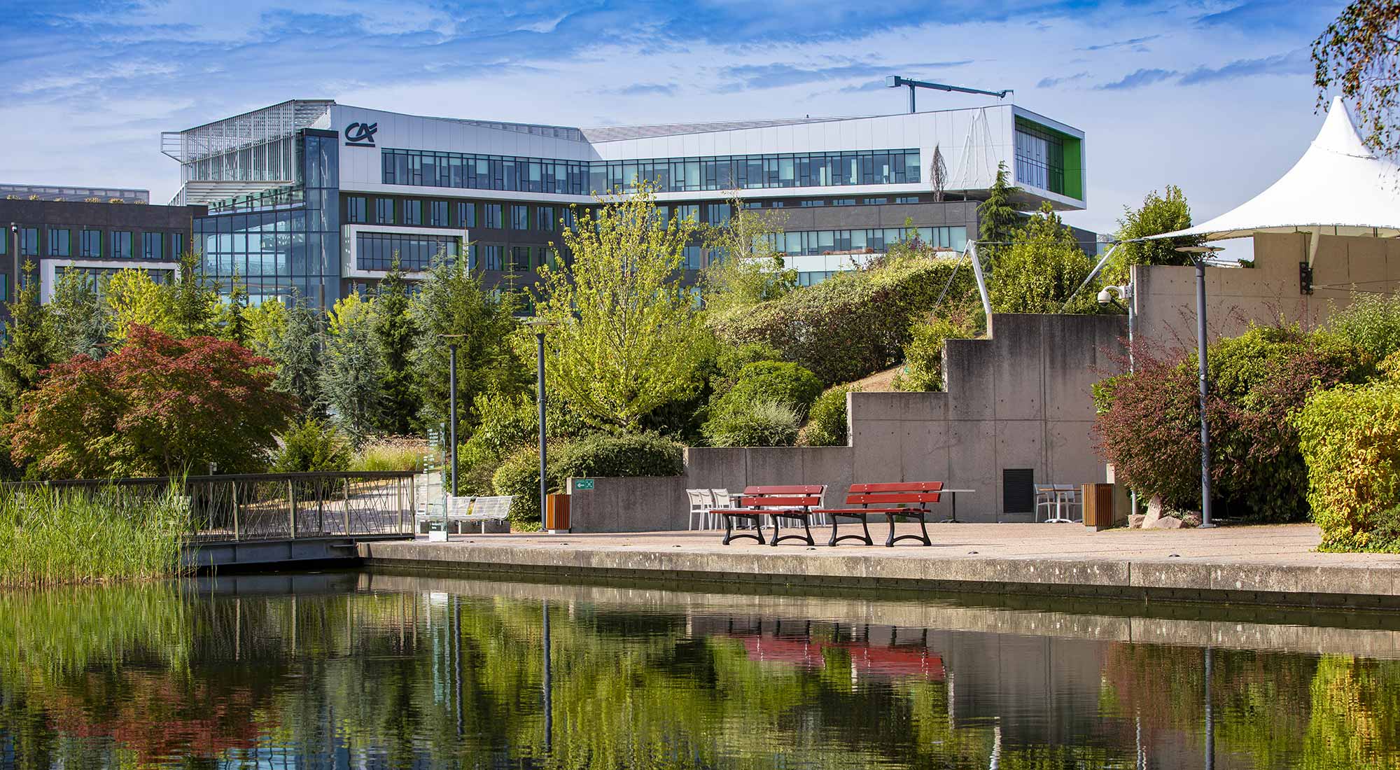 Siège du Crédit Agricole : campus Evergreen